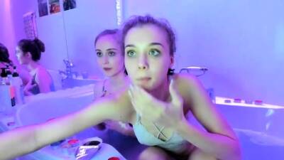 Amateur brunette teen lesbians in bath on girlfriendsporn.net
