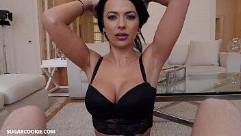 Amateur busty Latina MILF strips and has hot sex with her boyfriend on girlfriendsporn.net