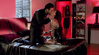 Tattooed couple Joanna Angel and Small Hands love each other like there's no tomorrow on girlfriendsporn.net