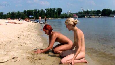Young nudist babes caught on a hidden camera on girlfriendsporn.net
