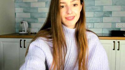 Russian brunette busty camgirl masturbating on webcam - Russia on girlfriendsporn.net