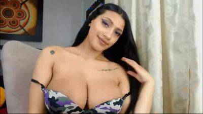Busty Latina Babe Teaes In Front Of Webcam on girlfriendsporn.net