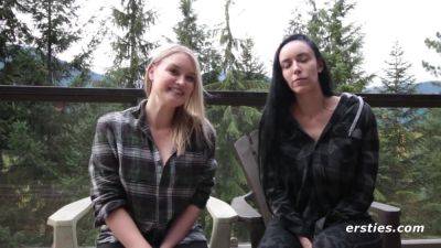 Amateur Euro Lesbian Babes Have Sexy Fun In a Cabin Outdoors - Teen (18+) on girlfriendsporn.net