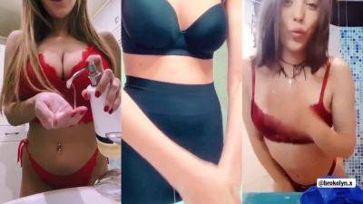 Russian teen Mia Split gets off with a dildo on homemade video - Russia on girlfriendsporn.net