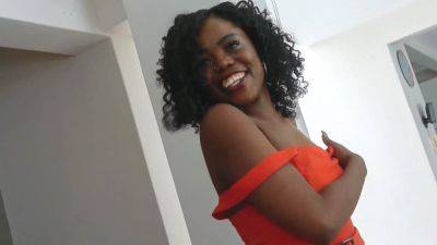 Cute Black Amateur Babe Tricked in Fake Model Audition Cumshot on girlfriendsporn.net