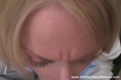 Amateur Blond Babe Plays In This Medical Fantasy on www.girlfriendsporn.net